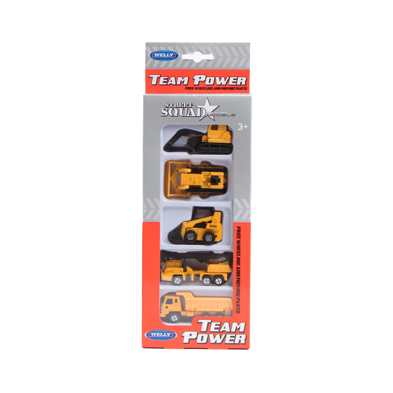 Welly Team Power Street Squad Vehicle Set 5 Pack, product image 3