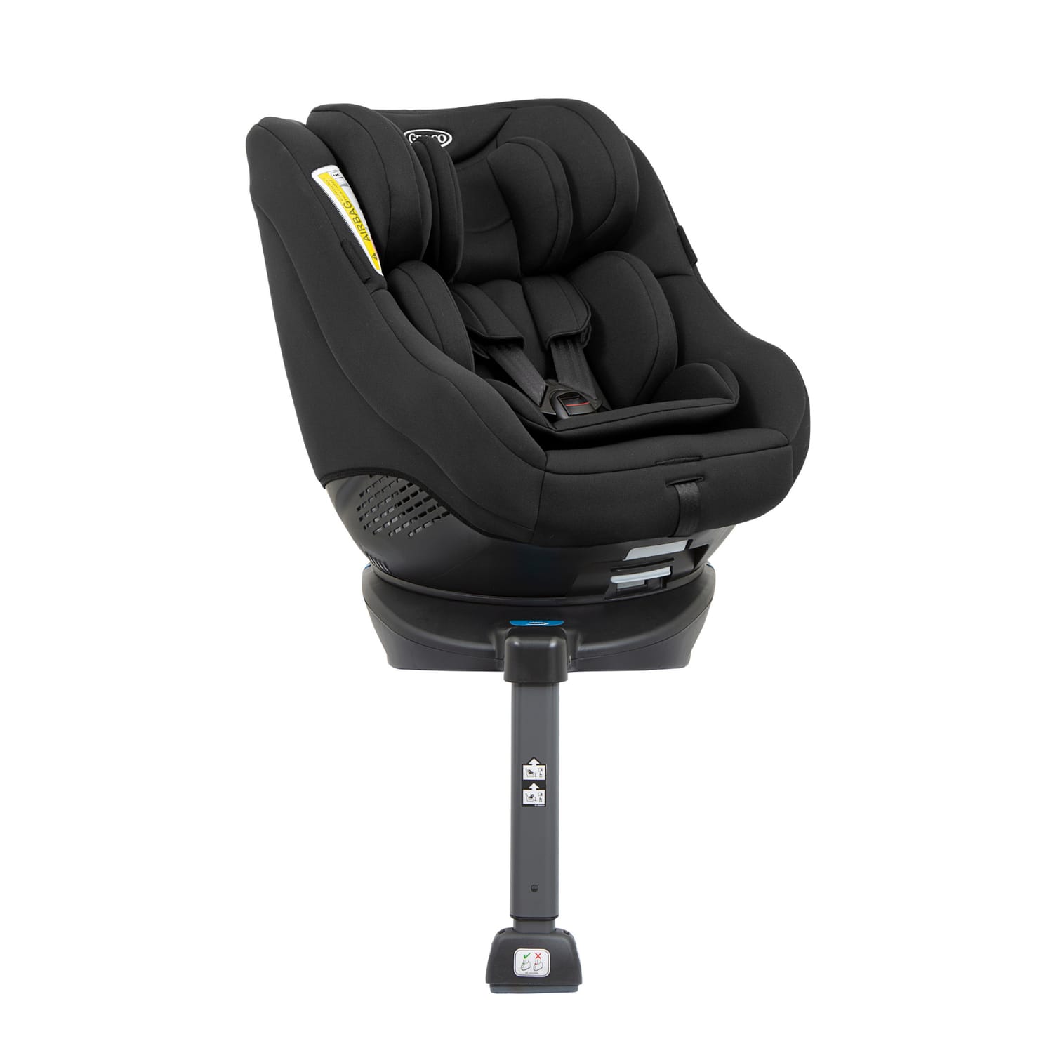 Graco Turn2Me R44 Group 0+/1 360° Rotating ISOFIX Car Seat - Black, product image 7