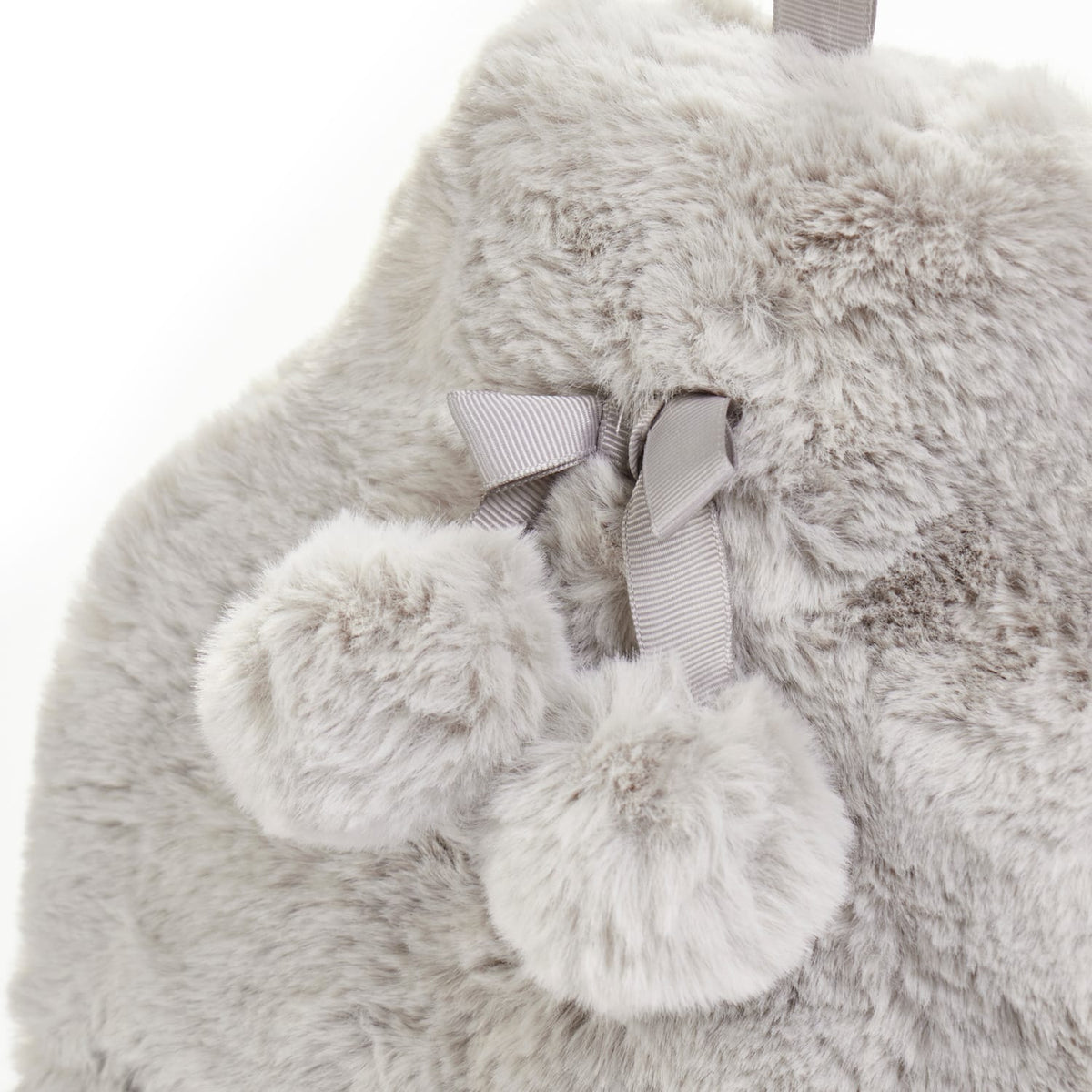 The Winter Warmer Collection Faux Fur Hot Water Bottle 1.7l - Grey, product image 2