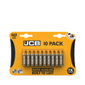 JCB Super Alkaline AAA Batteries 10 Pack