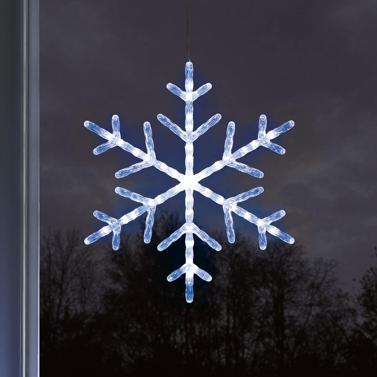 Prestige Battery Operated LED Window Light - Snowflake, product image 2