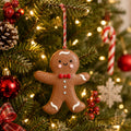 Sleigh Bells Gingerbread Hanging Decoration - Boy