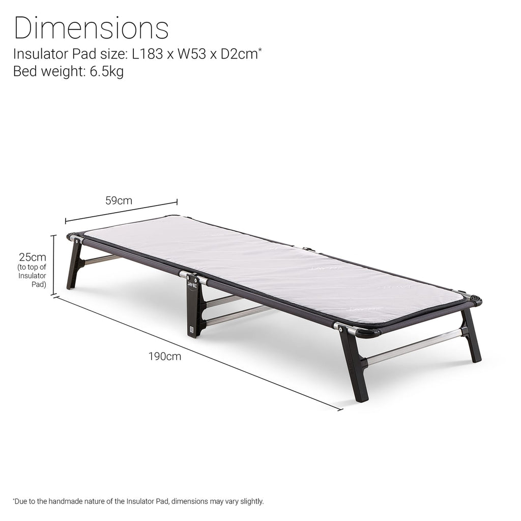Jay-Be LE59 Lite Folding Bed with e-Fibre Insulator Pad - Single, product image 14