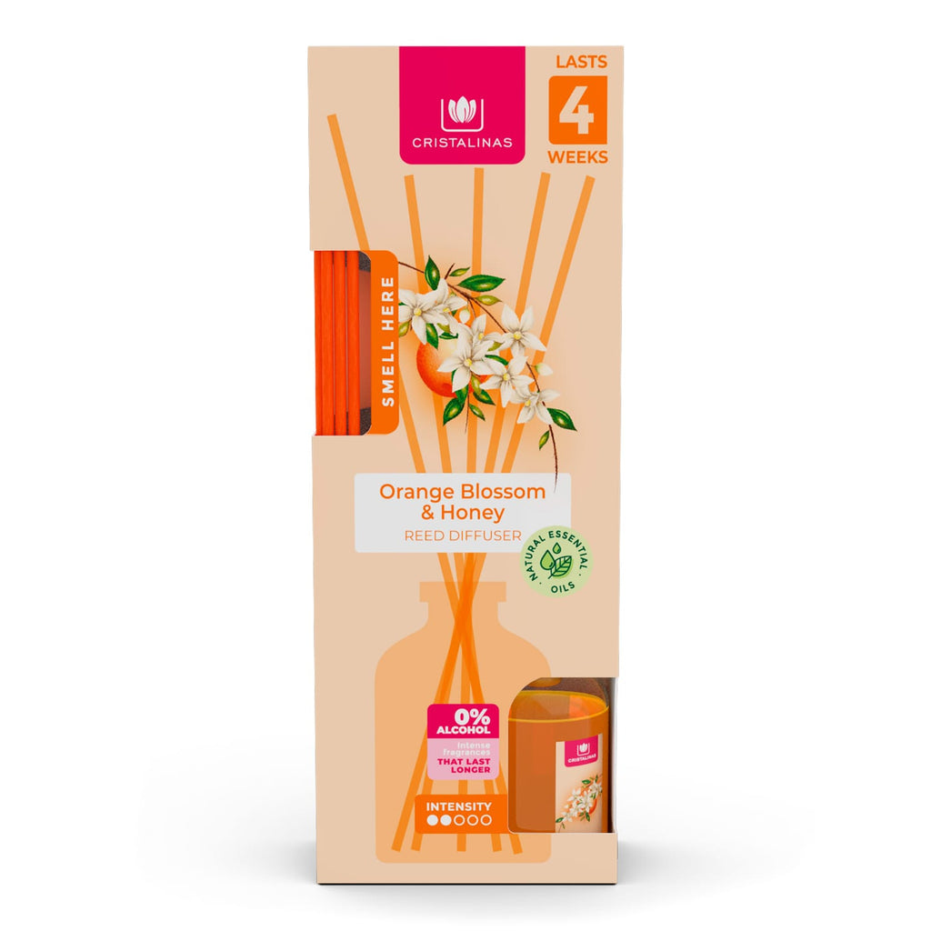Cristalinas Reed Diffuser 25ml - Orange Blossom & Honey, product image 2