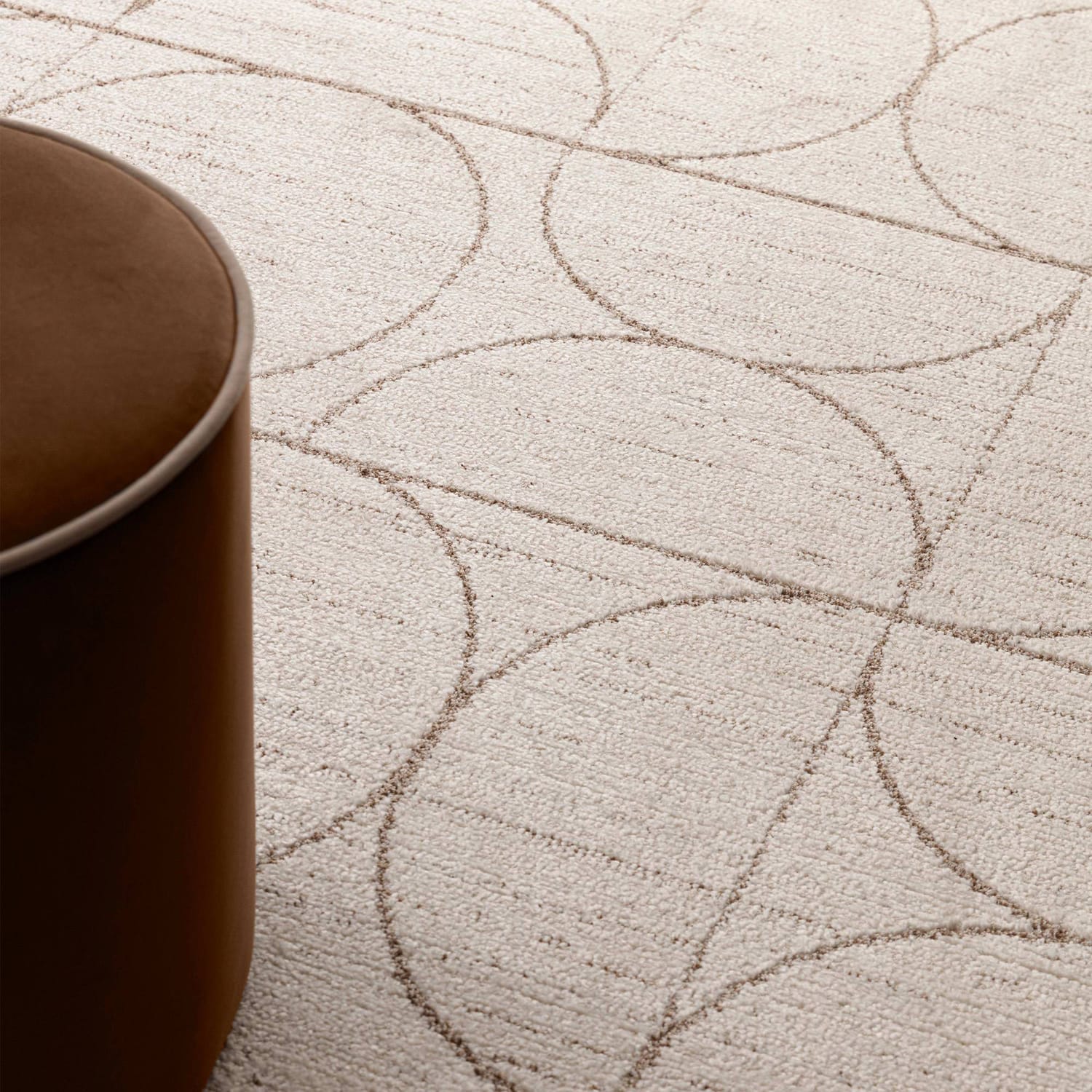 The Rug Edit Oslo Moons Rug OS03 - Cream/Natural, product image 3