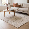 The Rug Edit Oslo Moons Rug OS03 - Cream/Natural
